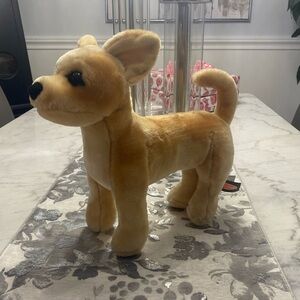 Melissa & Doug Plush Tan Dog with Brand Tag